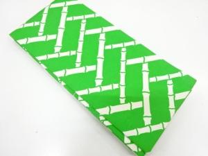 未使用品　竹格子模様　踊り帯
